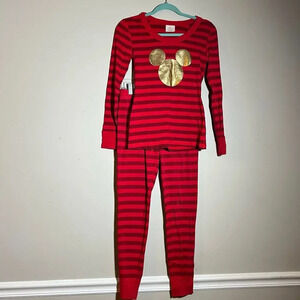 Hanna Andersson Disney Collection Women’s Pajama Set Size XS Mickey Organic Soft